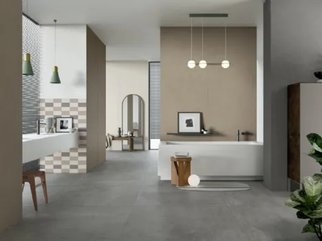 Piastrelle Pigmenti Dash e Chalk di Lea Ceramiche