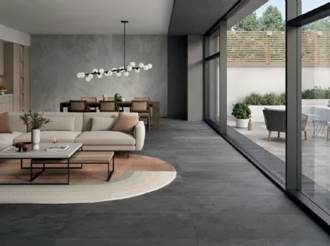 Piastrelle Waterfall Silver Flow e Gray di Lea Ceramiche