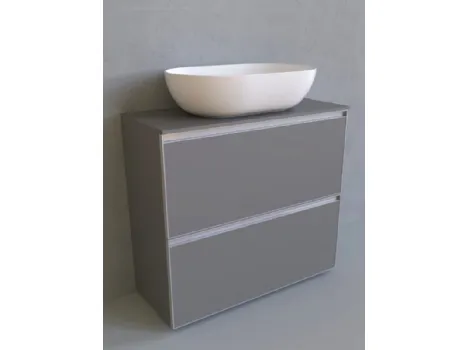 Mobile da Bagno a terra Cubika 37 cm 85 di Flaminia