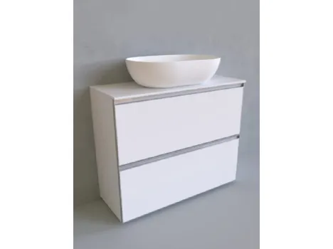 Mobile da Bagno a terra Cubika 37 cm 95 di Flaminia