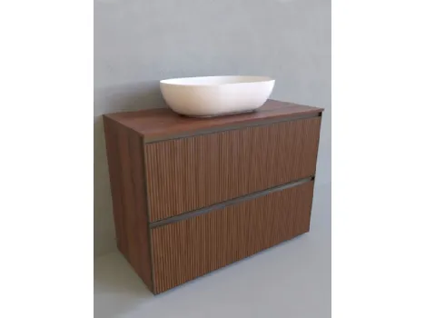 Mobile da Bagno a terra Cubika 37 cm 105 di Flaminia