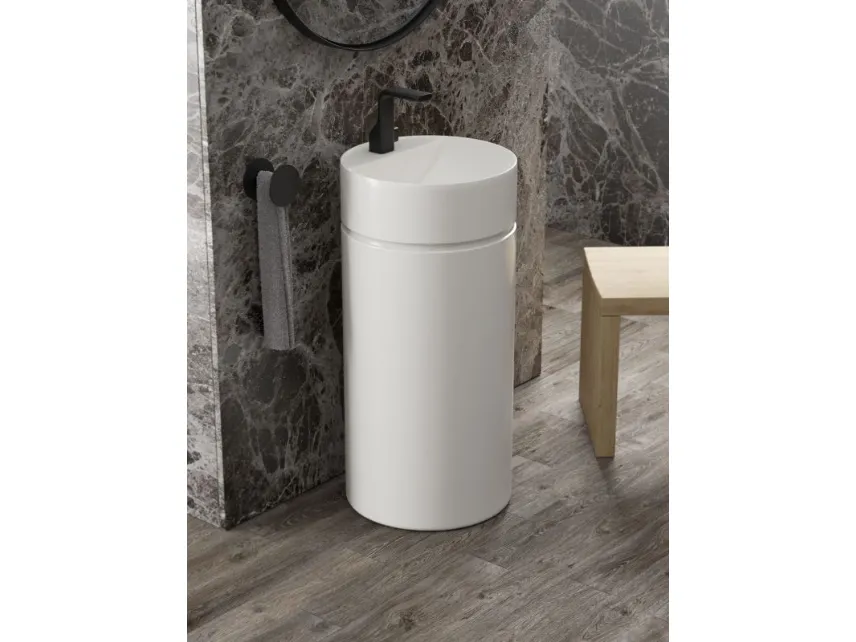 Lavabo Monotwin Slim di Flaminia