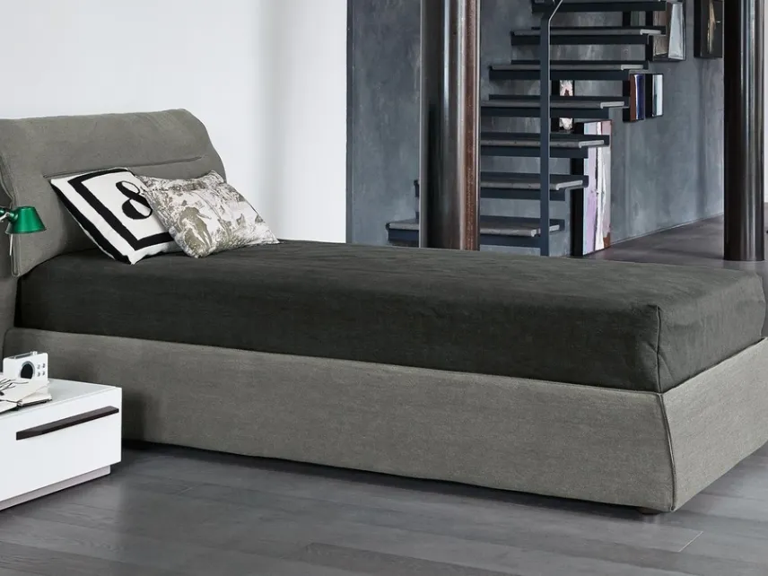 Letto singolo con box contenitore Campo di Bonaldo