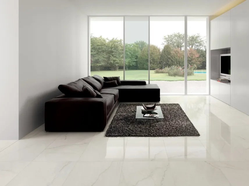 Piastrelle effetto marmo Dreaming Crystal White di Lea Ceramiche